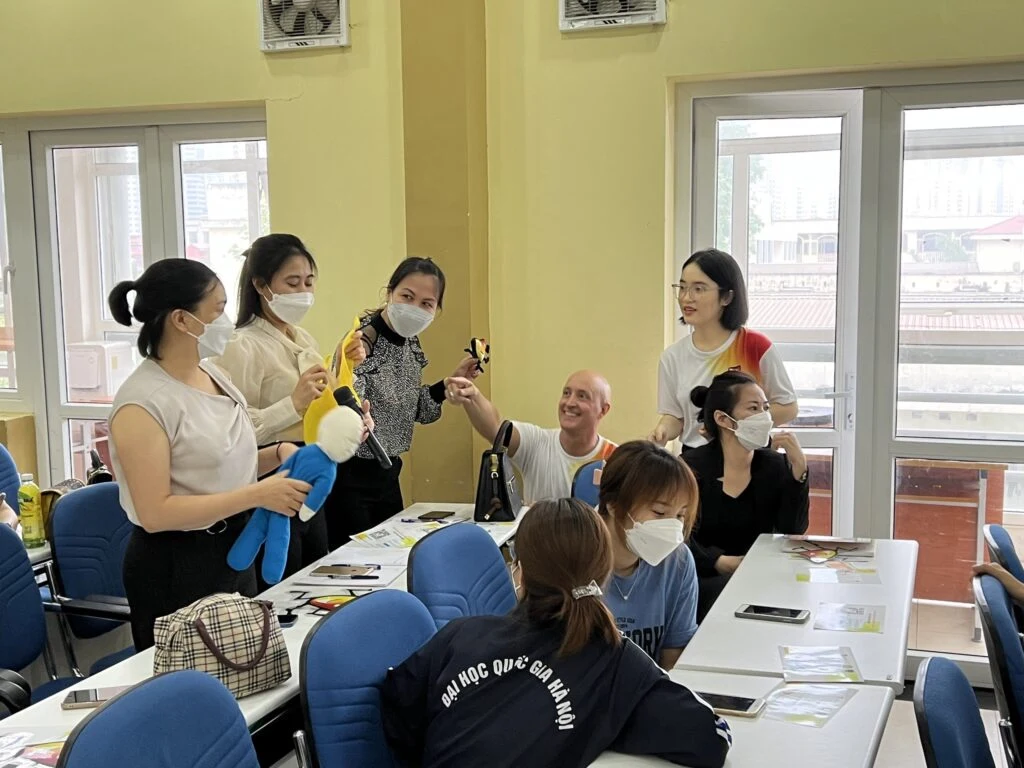 Teachers participating in an Acts of Life workshop